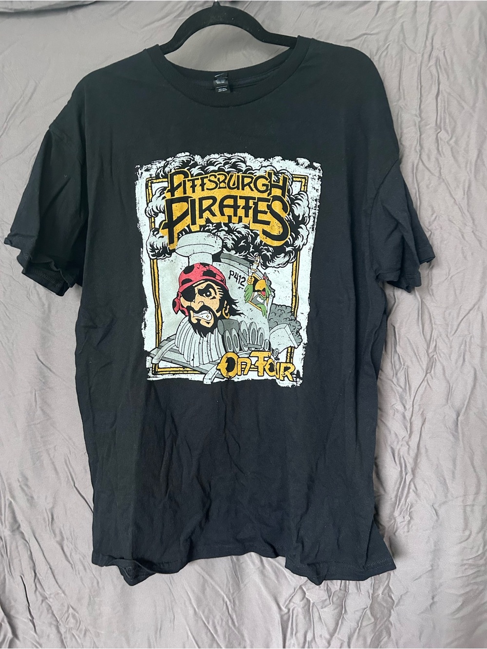 Pittsburgh Pirates Black Graphic Tee